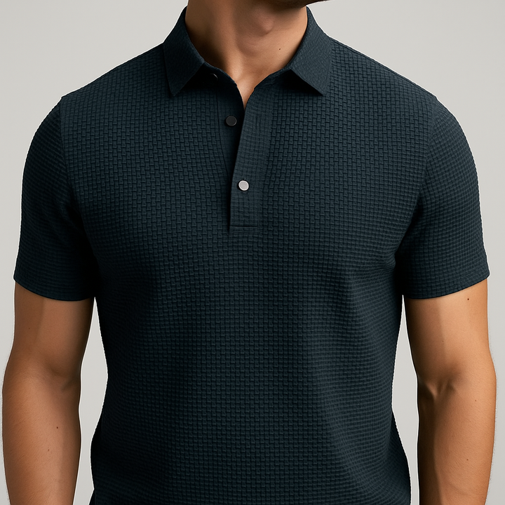 Camden Waffle Weave Polo Shirt