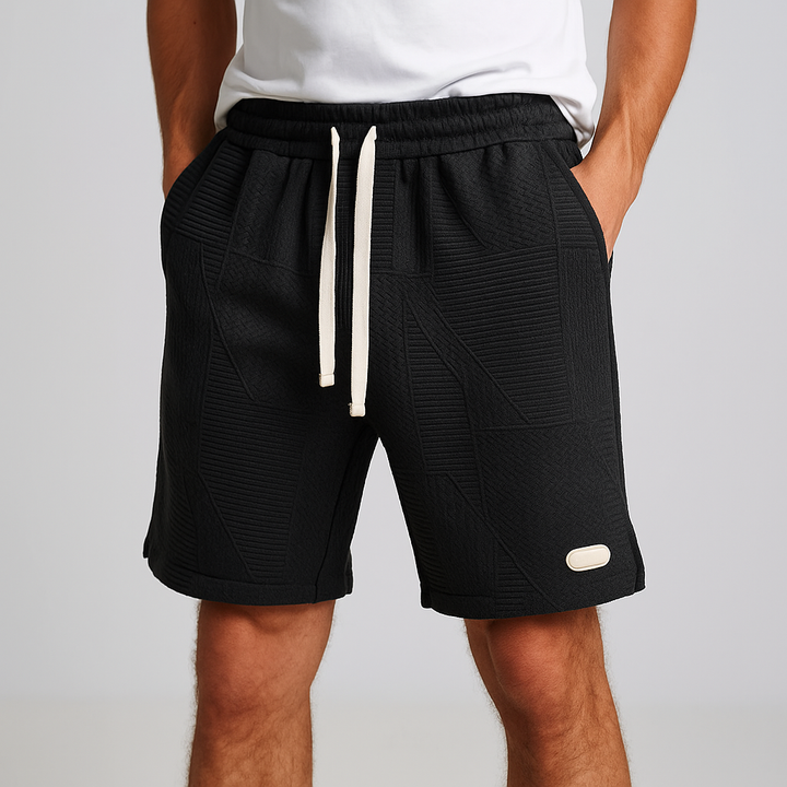 GeoKnit Textured Shorts