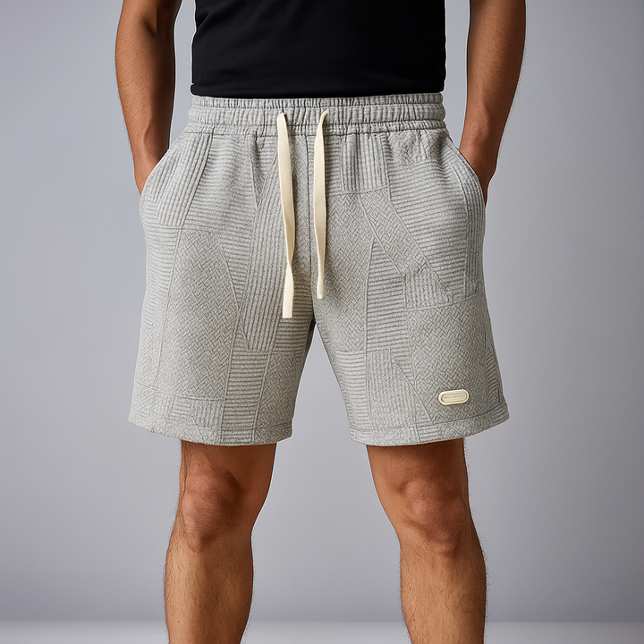 GeoKnit Textured Shorts