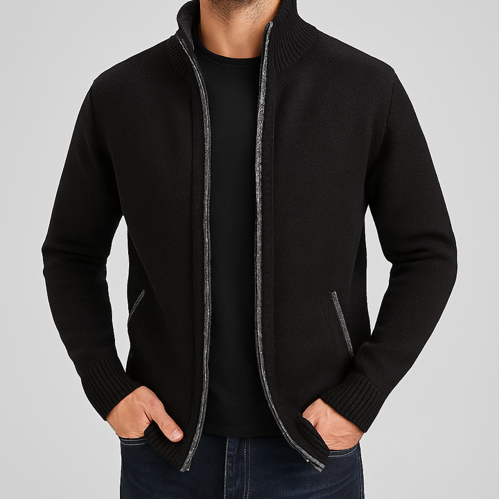 Ashford Knit Zip-Up Cardigan