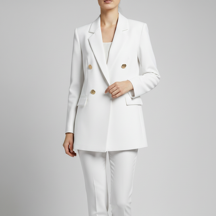 Crest Double-Breasted Blazer