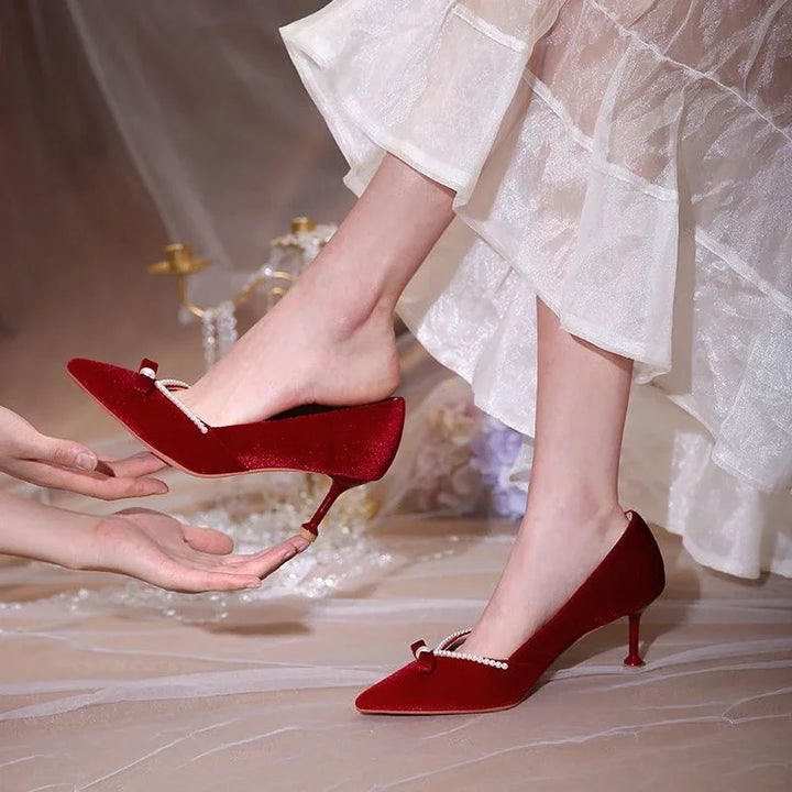 Rosecourt Velvet Heel
