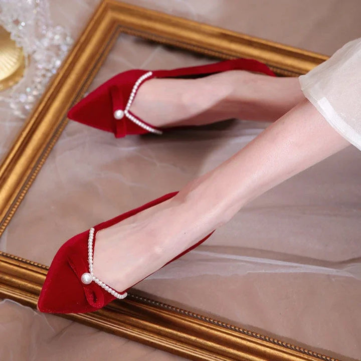 Rosecourt Velvet Heel