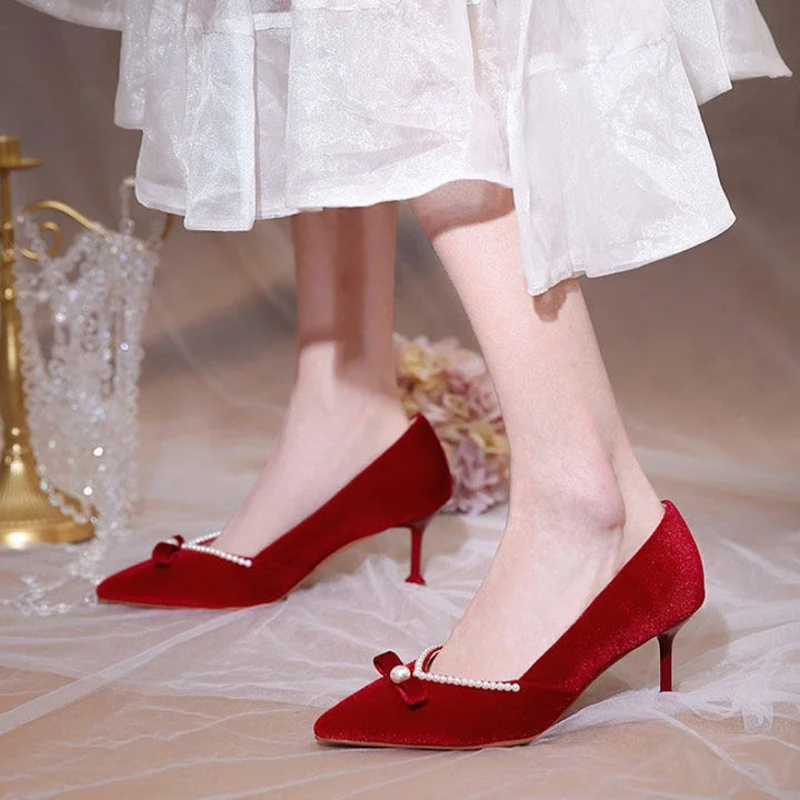 Rosecourt Velvet Heel