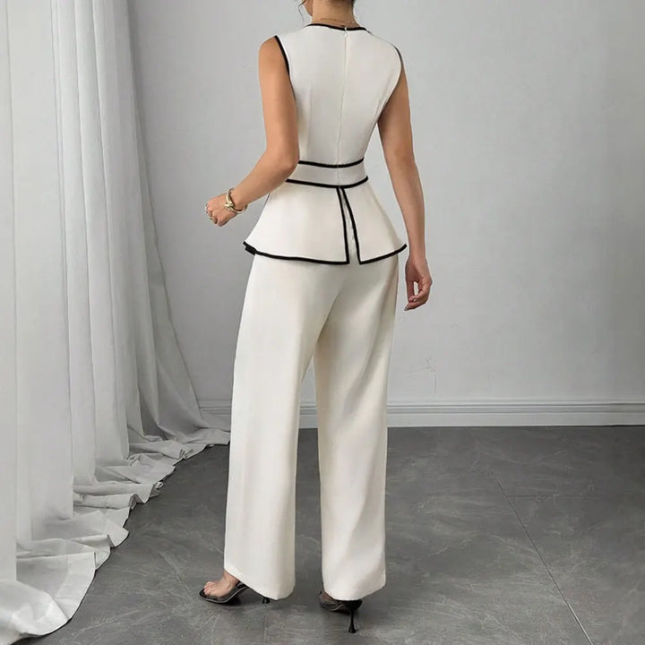 Outline Peplum Set