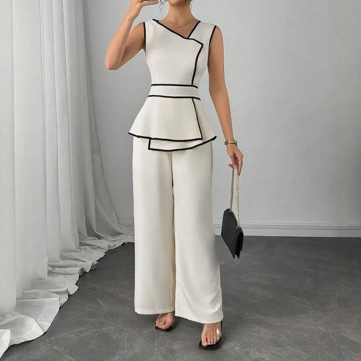 Outline Peplum Set