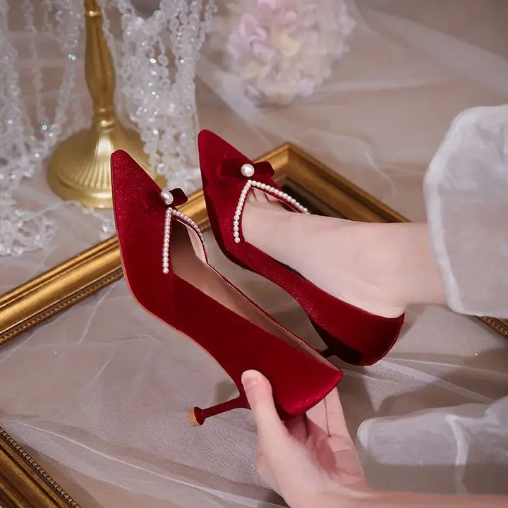 Rosecourt Velvet Heel