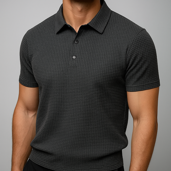 Camden Waffle Weave Polo Shirt