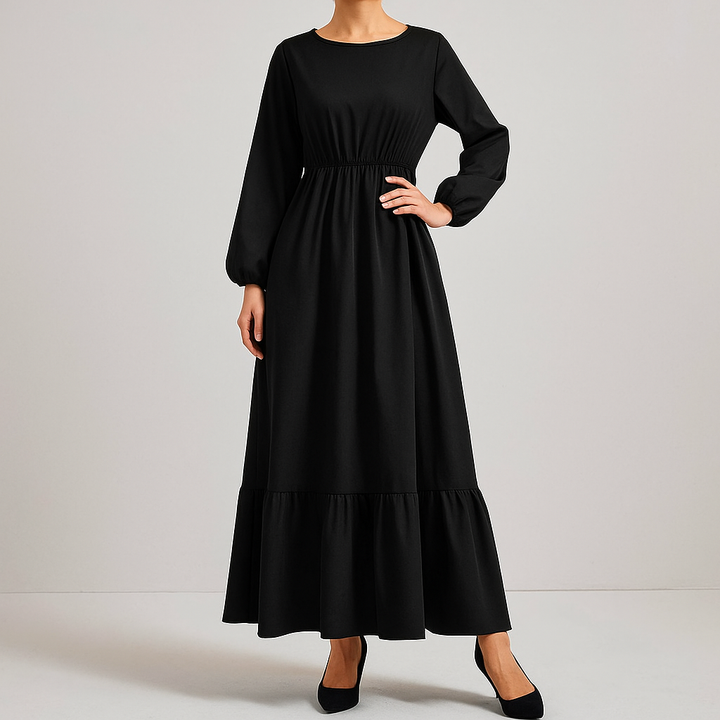 Aurora Long-Sleeve Maxi Dress