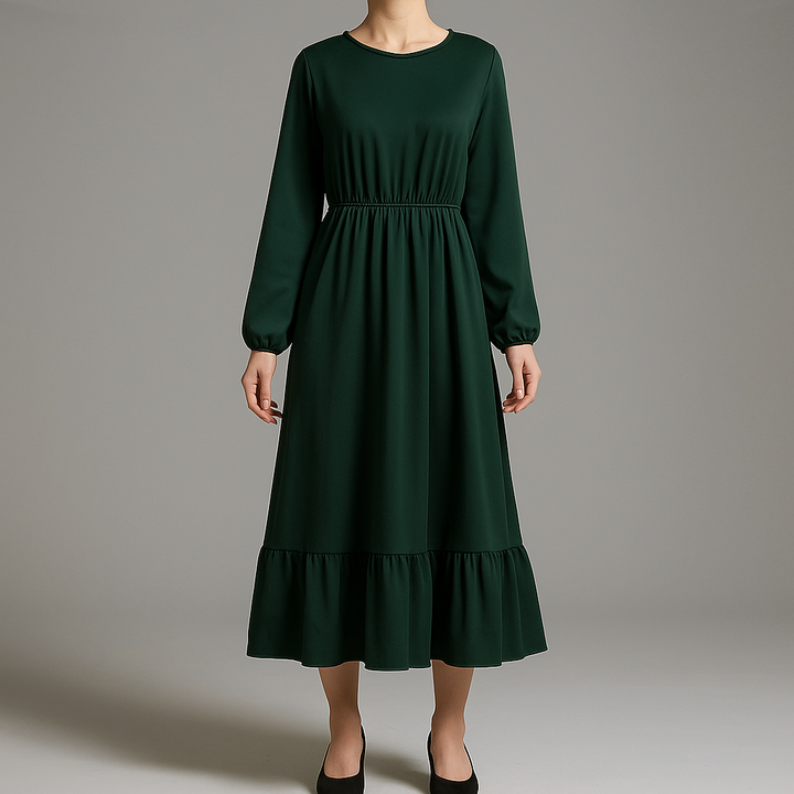 Aurora Long-Sleeve Maxi Dress