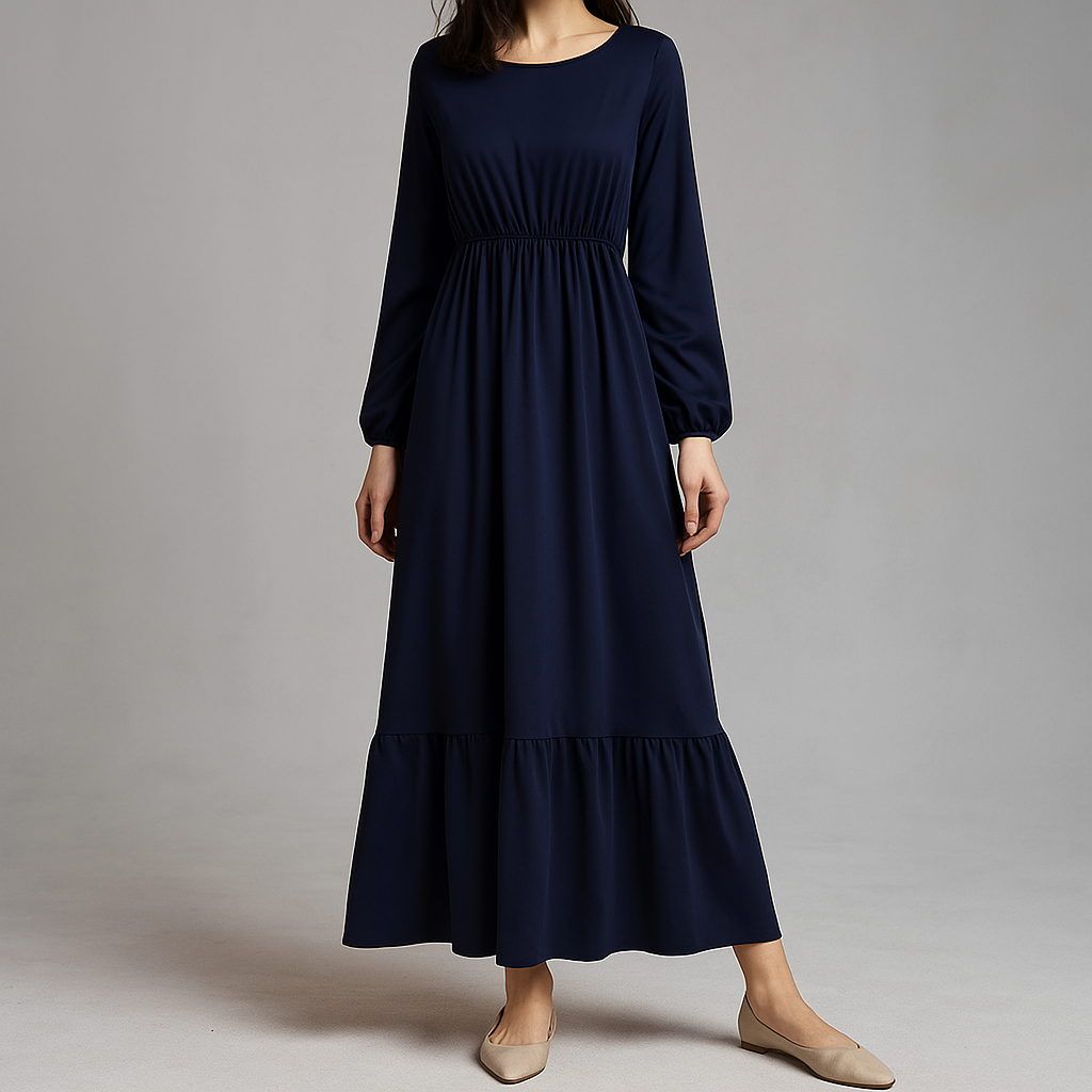 Aurora Long-Sleeve Maxi Dress