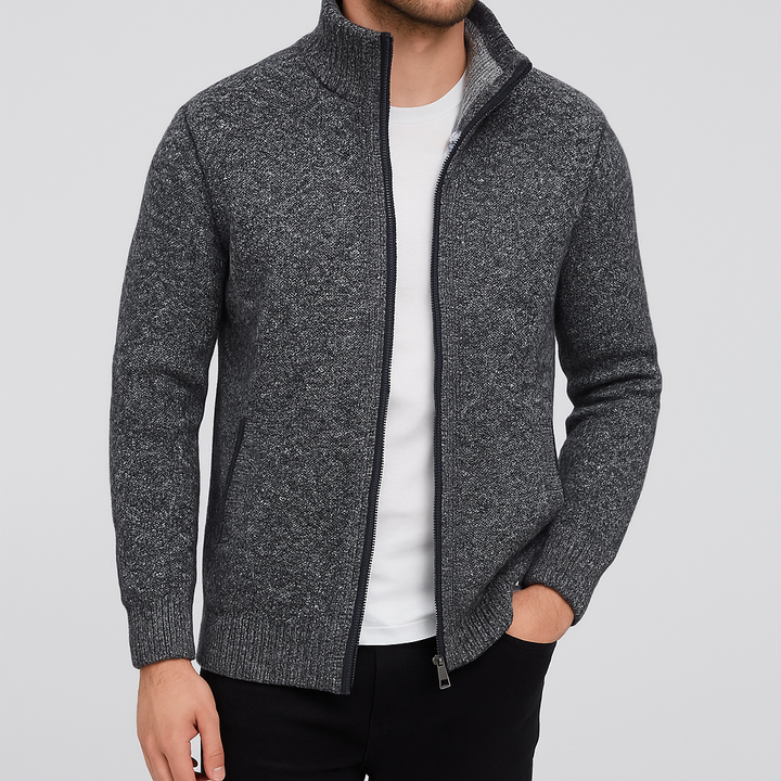 Ashford Knit Zip-Up Cardigan
