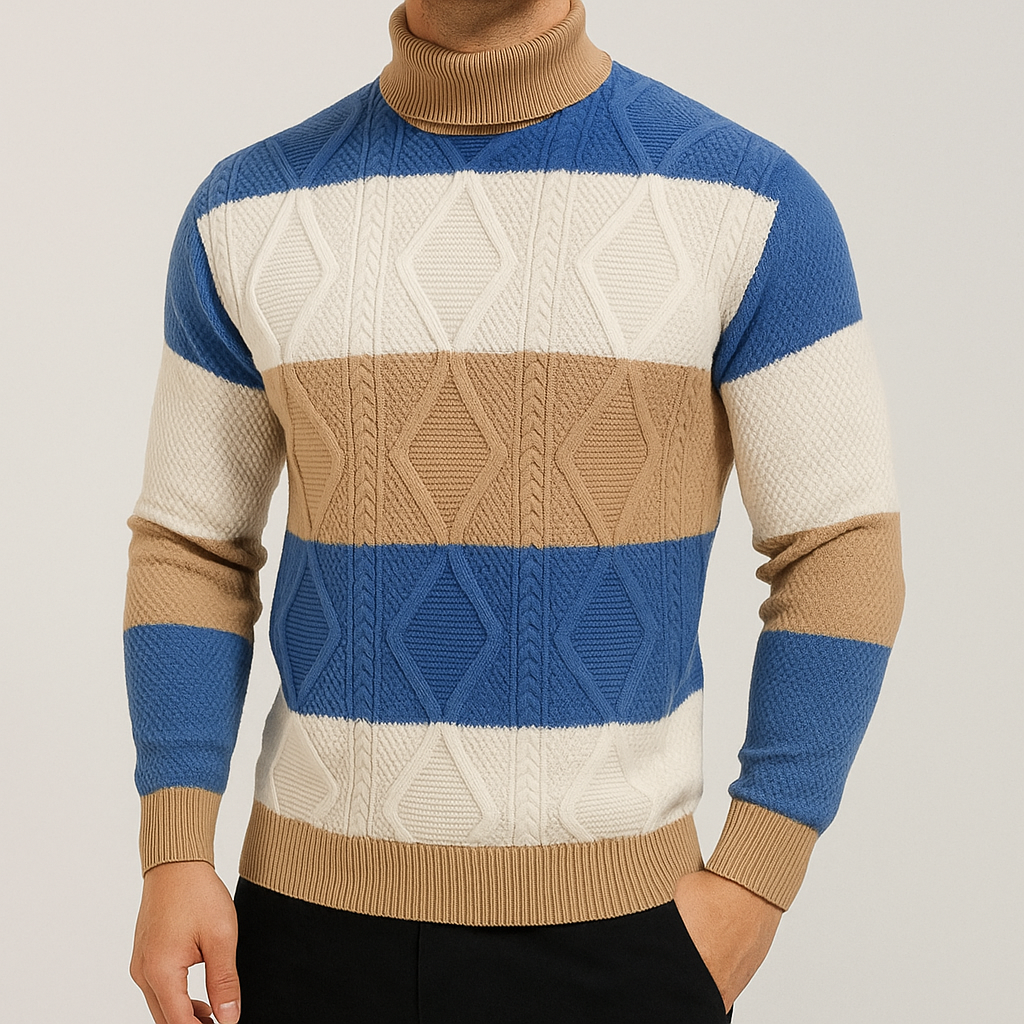 Brighton Striped Knit Sweater