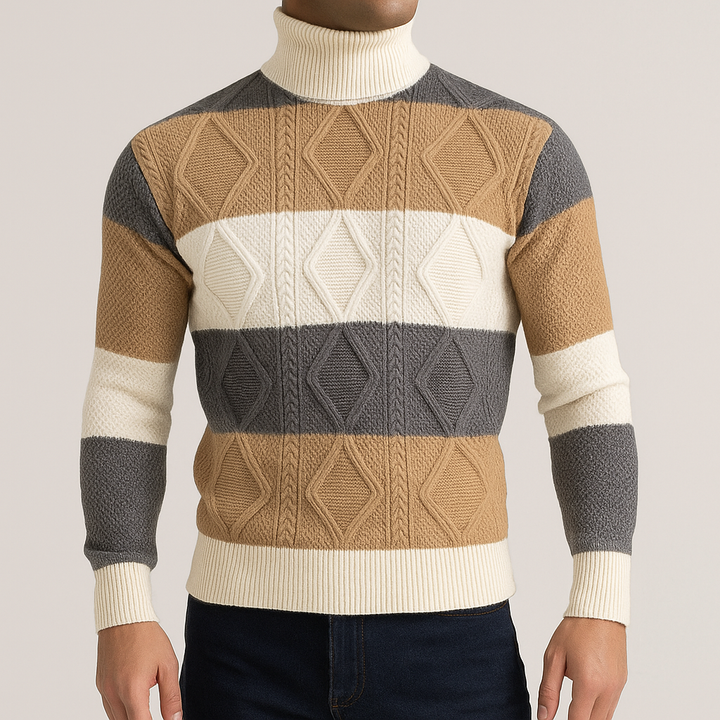 Brighton Striped Knit Sweater