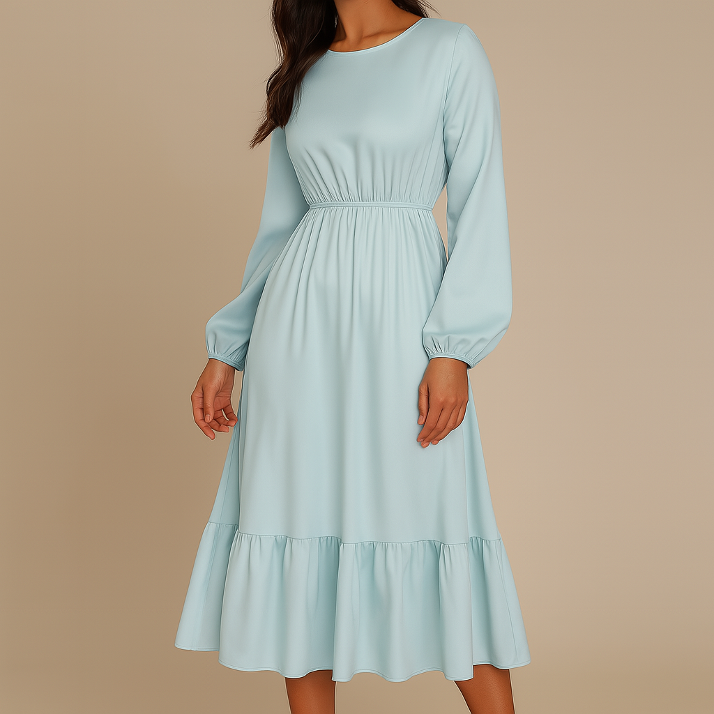 Aurora Long-Sleeve Maxi Dress