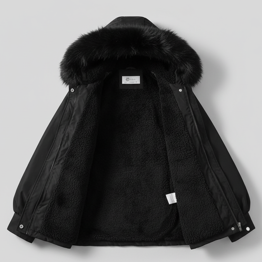 Plush Trim Parka
