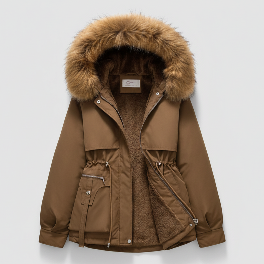 Plush Trim Parka