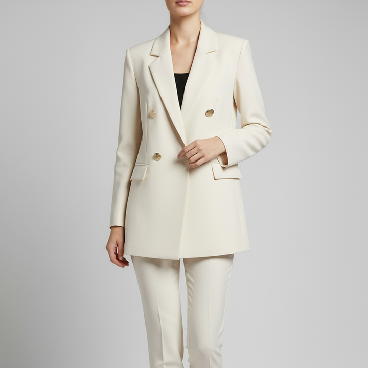 Crest Double-Breasted Blazer
