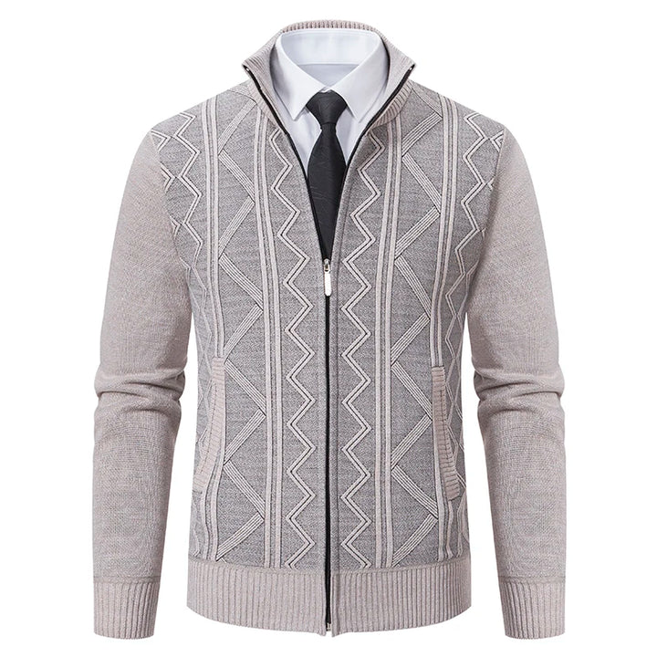 Harrow Knit Zip-Up Cardigan