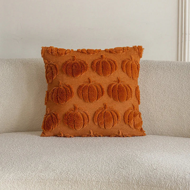 Pumpkin Patch Plush Pillow Covers