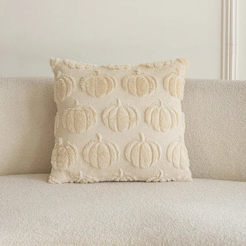 Pumpkin Patch Plush Pillow Covers