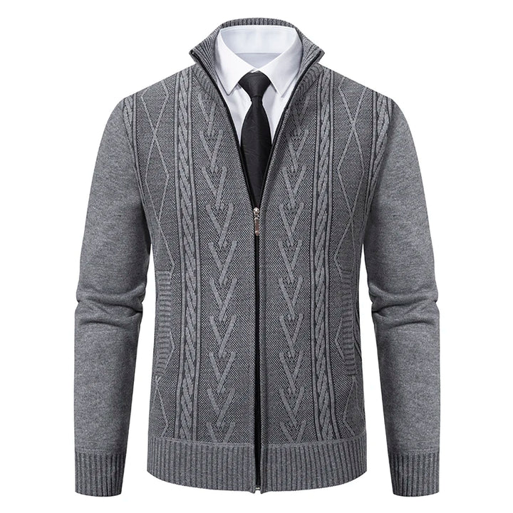 Harrow Knit Zip-Up Cardigan