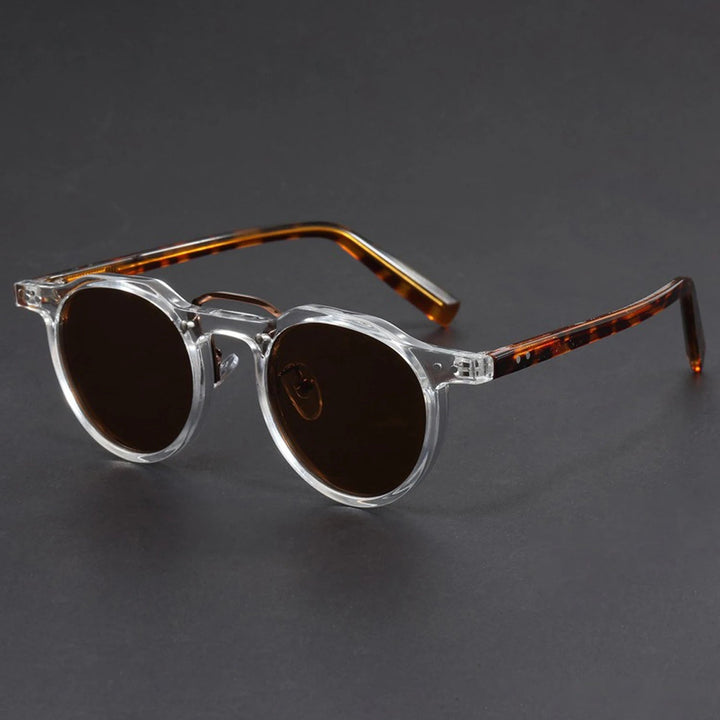 Belmont Retro Round Sunglasses