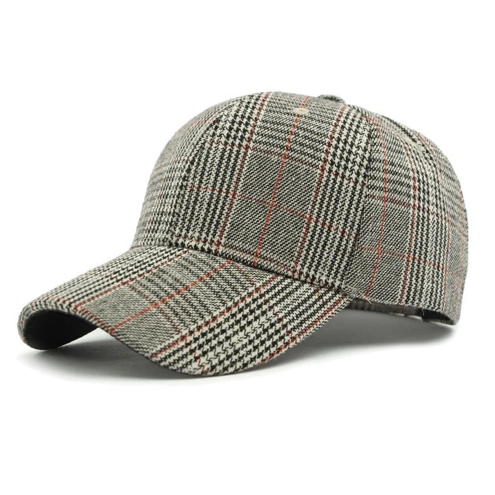 Vintage Plaid Cap