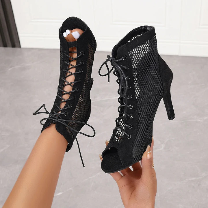 Noir Lace Bootie