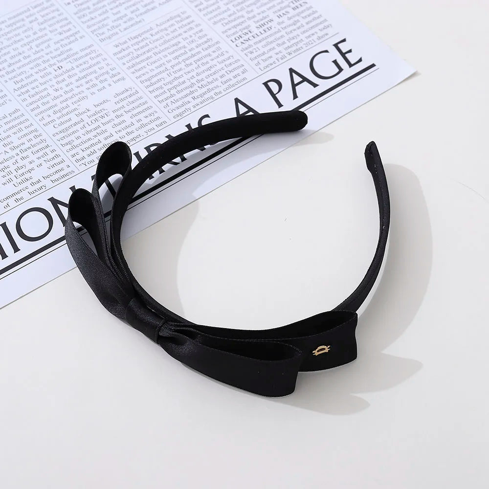 Elegant Ribbon Bow Headband