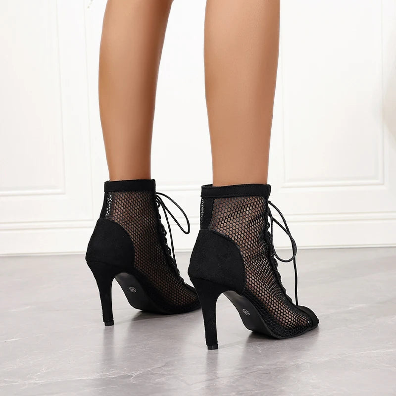 Noir Lace Bootie
