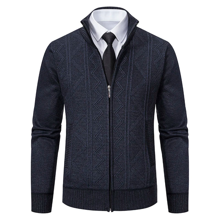 Harrow Knit Zip-Up Cardigan