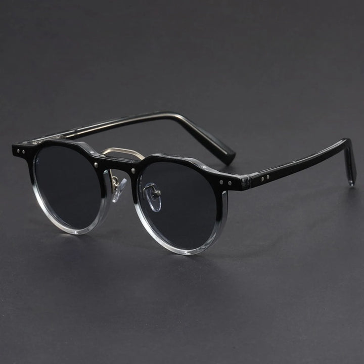 Belmont Retro Round Sunglasses