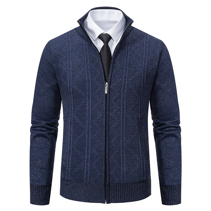 Harrow Knit Zip-Up Cardigan