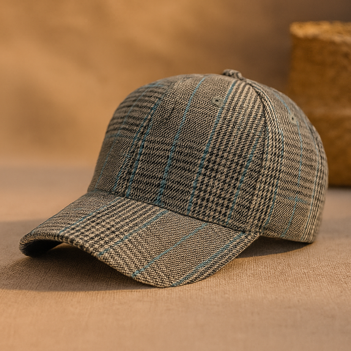 Vintage Plaid Cap
