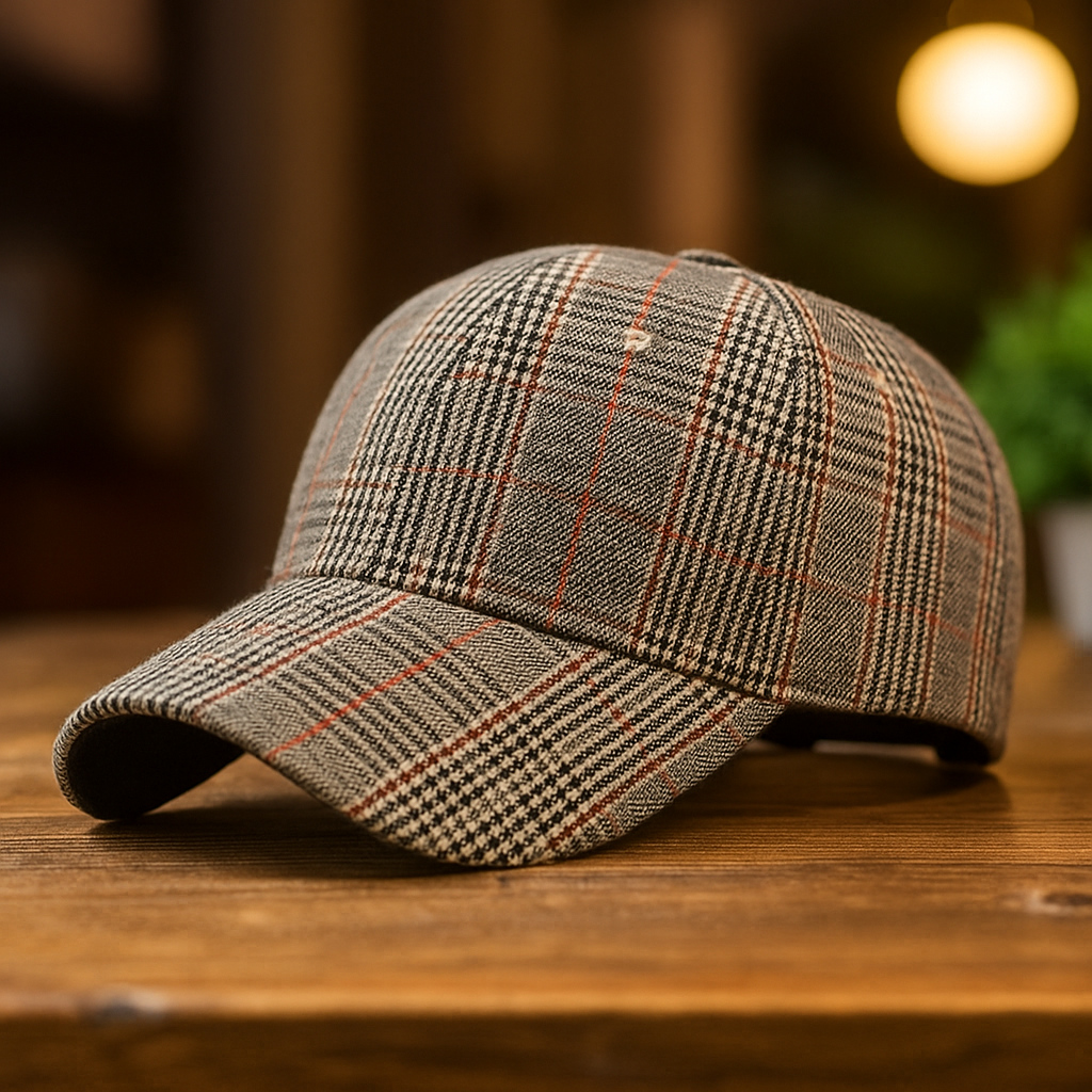 Vintage Plaid Cap