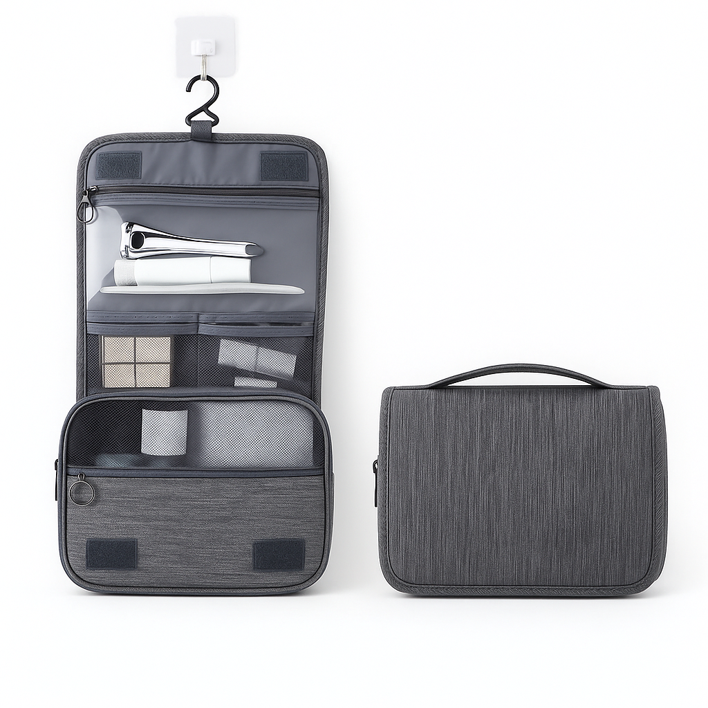 Multi-Pocket Hanging Toiletry Bag