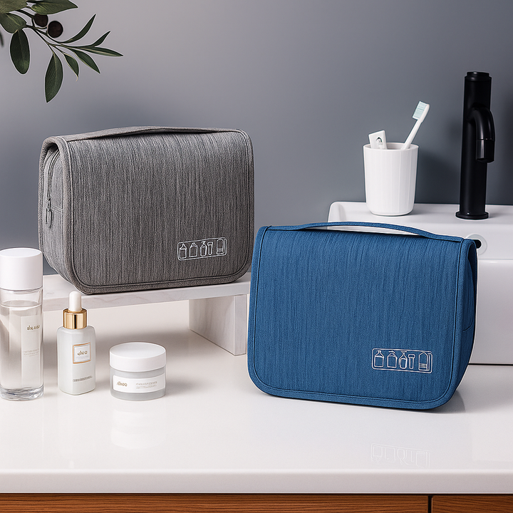 Multi-Pocket Hanging Toiletry Bag