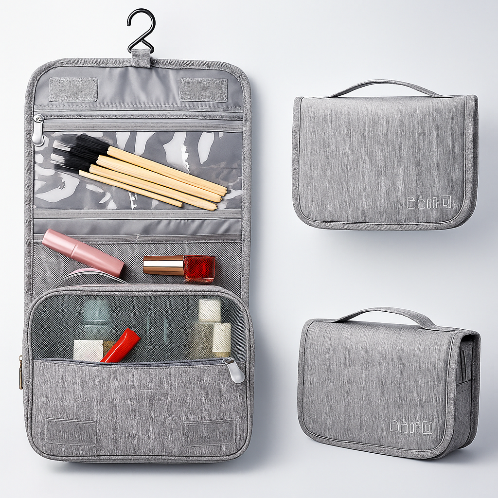 Multi-Pocket Hanging Toiletry Bag