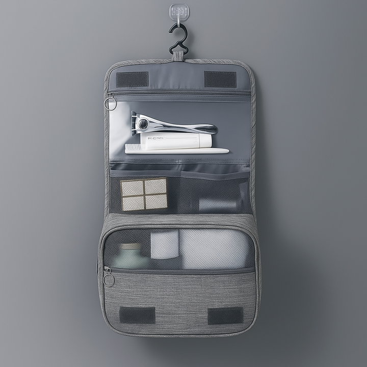 Multi-Pocket Hanging Toiletry Bag