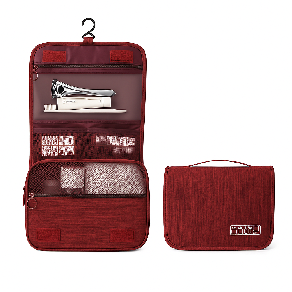 Multi-Pocket Hanging Toiletry Bag