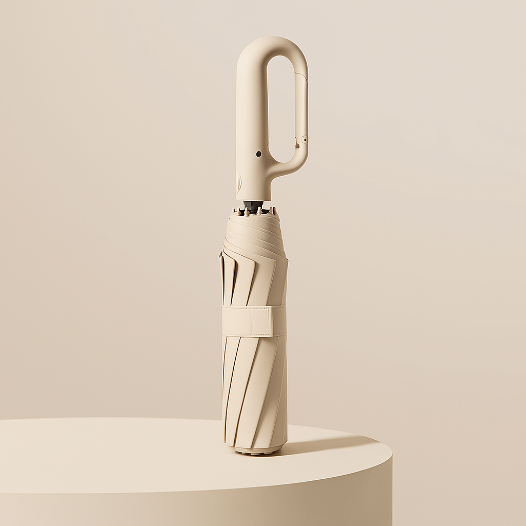 Compact Automatic Travel Umbrella