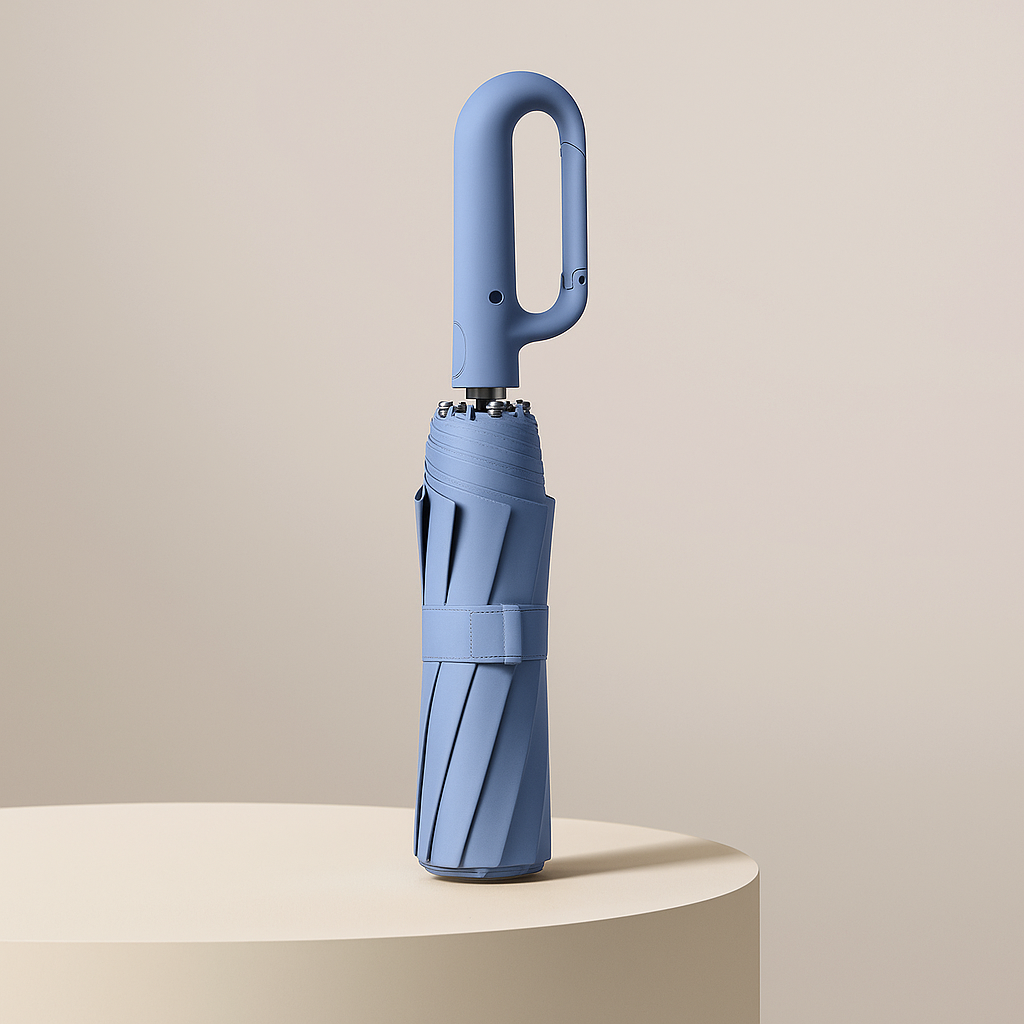Compact Automatic Travel Umbrella